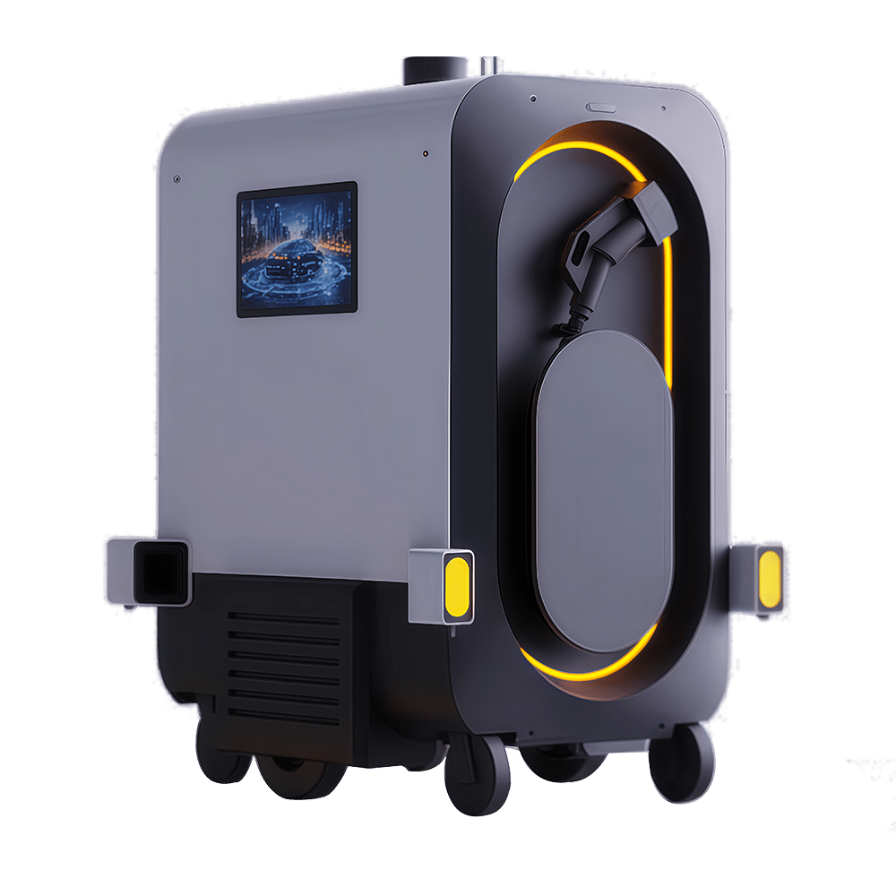 Mobile storage and charging machine